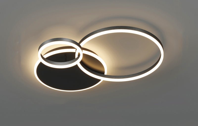 Metal Circle Contemporary LED Chandelier - Housdecor