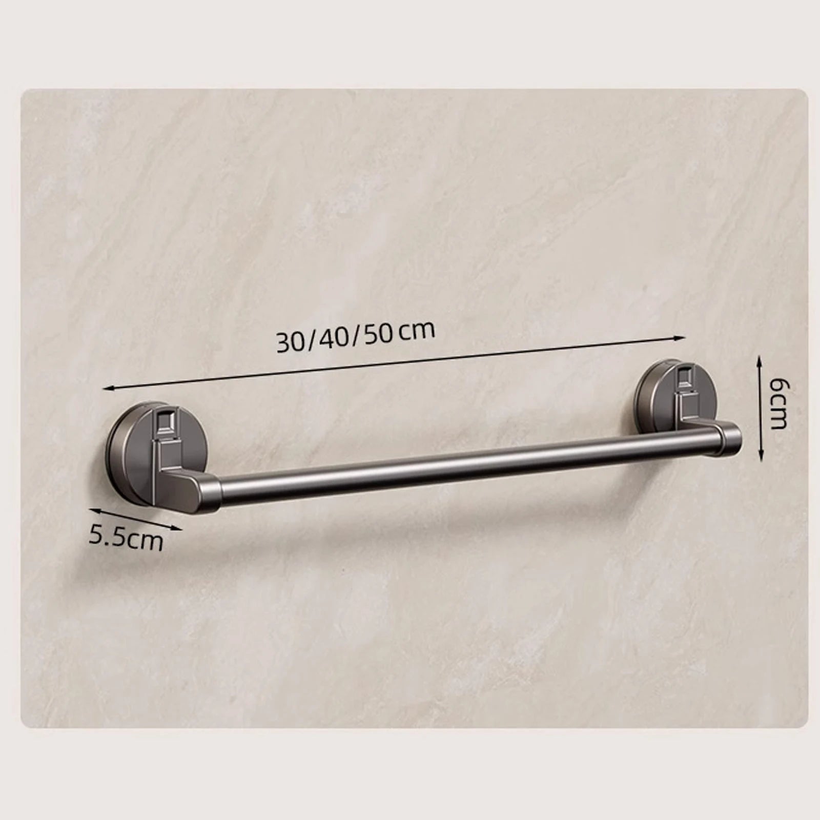 No Drill Bathroom Hand Towel Rack 30/40/50cm - Housdecor