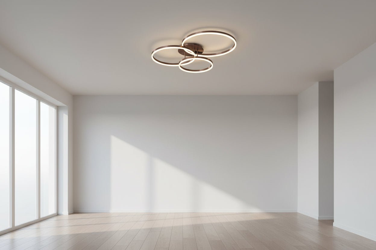 Ring LED Chandelier - Gold Circle - Modern Contemporary - Housdecor